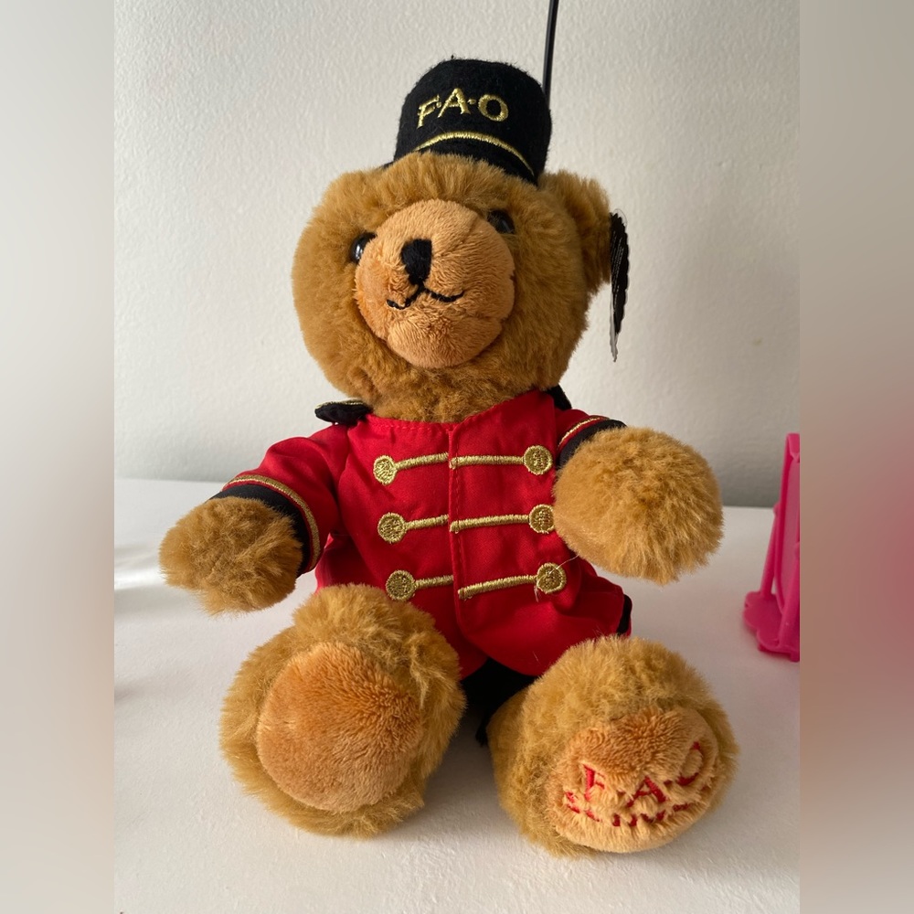FAO Schwartz small bear with tag